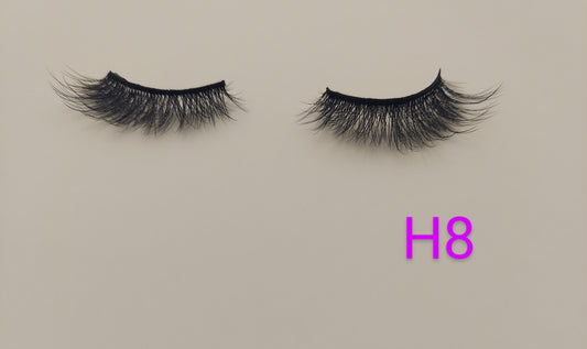 3D Mink Eyelashes H8