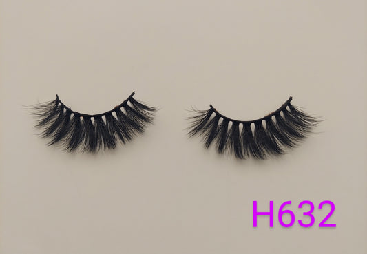 3D Mink Eyelashes H632