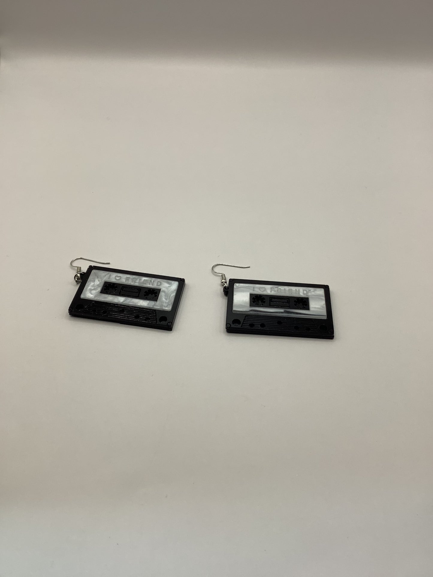 Simulation Cassette Tape Drop Earrings.